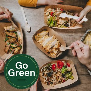 Fourchettes, cuillères et couteaux jetables - 100% biodégradables, imperméables et résistants à l'huile pour restaurants - Product Image 3