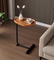Table d'appoint moderne en métal, légère et durable, pour villas, hôtels, salons, chambres et balcons