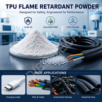 Poudre ignifuge TPU sans halogène à faible dose UL94 V0 pour câbles et films