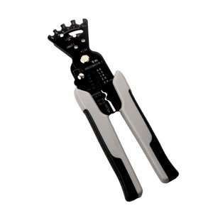 5 In 1 Wire Bending Pliers Metric Chrome Vanadium Steel Orange Serrated Jaw For Electrician Use - Product Image 4