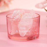 Diffuseur d'huile de parfum en pierre de cristal d'aromathérapie de cristal de maison de luxe Diffuseur de pierre de lave naturelle