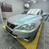 WRAPMASTER - Vinilo Autoadhesivo TPU MAGIC CANDY FLIP GRIS VERDE de 1.52*15m, Película Protectora de Pintura PPF de Color Autoregenerable para Automóviles