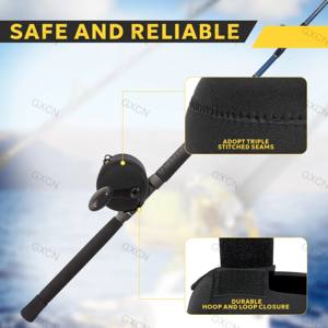 Juego de bolsas de carrete de tambor duraderas y protectoras de 3 piezas Tamaño personalizable Opciones de logotipo personalizables para uso de pesca en Río - Product Image 4