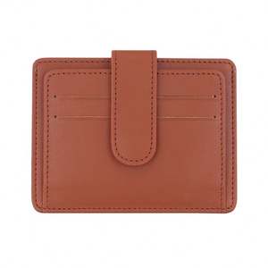 Portefeuille de voyage en cuir fin personnalisé avec protection RFID, porte-passeport RFID, voyage avec emplacement pour carte de crédit - Product Image 1