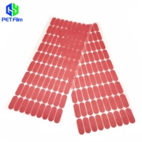 Film Mylar souple brillant découpé sur mesure GY, isolation électrique rouge pour accessoires de téléphonie mobile