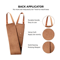 Gant applicateur de bronzage auto-bronzant personnalisé avec logo, mousse auto-bronzante noire, rose, marron, beige, vente en gros