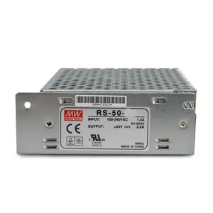 Original Meanwell RS-50-15 50W 15V Enclosed Type Single Output AC-DC Mini Size Hight Efficiency Switching power supply