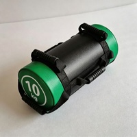 Saco de Arena de Cuero para Entrenamiento con Pesas, Ejercicio de Sentadillas, Fitness en Interiores, Alivio del Estrés, Entrega Directa de Fábrica