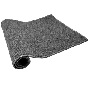 Tapis à poils bas gris salle de conférence de bureau tapis bon marché pour le logement locatif maison salon hôtel allée salle de sport salle d'exposition - Product Image 1