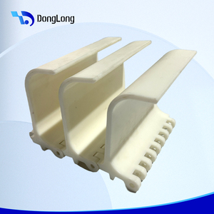 Eğim kaldırma konveyör dikey açı konveyör PVC kemer PU kemer modüler örgü kemer için özel zincir plaka saptırma - Product Image 6
