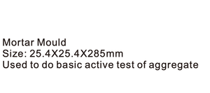 Moule pour mélange de ciment, instrument géotechnique pour la <span class=keywords><strong>préparation</strong></span> d'échantillons de ciment et les essais de résistance en construction - Product Image 3
