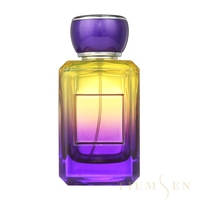 Refullable 500ml púrpura y loción botellas de perfume de vidrio proveedor único Pastel Mini botella de perfume