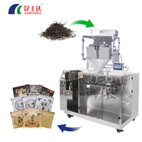Machines d'emballage automatisées machine-d'emballage-de-sachet de thé doypack remplissage préfabriqué pesage de dos sachet de thé machine d'emballage horizontale