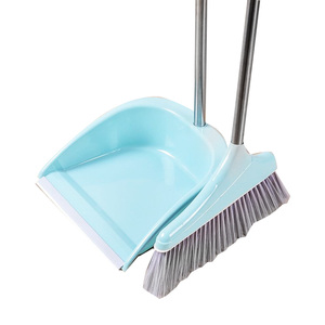 Conjunto de Vassoura Vertical Doméstica de Cabo Longo para Limpeza, Estilo Moderno, <span class=keywords><strong>Material</strong></span> PP, Cabeça de Vassoura com Pá e Cerdas Macias, Atacado Barato - Product Image 6