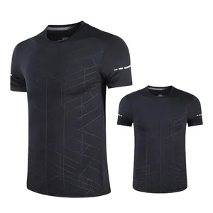 Camiseta de secado rápido 100% poliéster para hombre, camiseta personalizada con impresión de sublimación con Logo Unisex, Camiseta deportiva barata en blanco