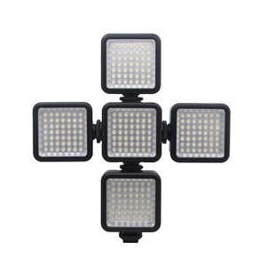 Kit de vlogging vidéo pour <span class=keywords><strong>smartphone</strong></span>, mini lumière vidéo LED, microphone, trépied, support de téléphone, pliable, portable, enregistrement d'interviews, <span class=keywords><strong>YouTube</strong></span> - Product Image 5