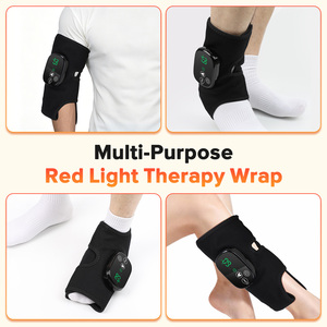 Ceinture de massage sans fil à lumière rouge pour cheville avec chauffage, vibrations, minuterie intelligente, rechargeable, pour le soulagement des douleurs <span class=keywords><strong>au</strong></span> mollet, <span class=keywords><strong>au</strong></span> coude et <span class=keywords><strong>au</strong></span> <span class=keywords><strong>pied</strong></span> - Product Image 6