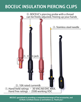 Outil de perçage de fil de testeur de circuit sans casser l'aiguille de test de circuit de peau sans casser la sonde d'outil de fil