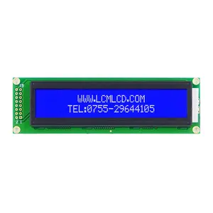 16 pin 24x2(AV10) character lcd 8-bit parallel stn blue 2402 lcd display