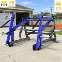 Máquina de Sentadillas Profundas HUANYU DM13 de Acero para Gimnasio Comercial - Diseño Duradero para Ejercicios de Piernas con Capacidad de 100 kg