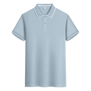 Customized Polo Shirts For Milk Tea Shops Logo Printing Summer Short Sleeve Women Workwear Solid Color Polyester Fiber - Product Image 4