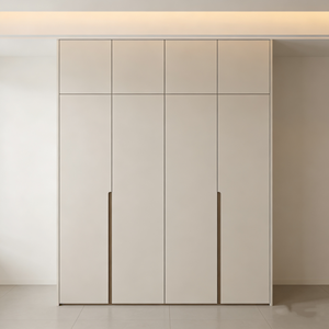 Armario de Almacenamiento Personalizado con Tocador, Completamente <span class=keywords><strong>Cerrado</strong></span> y de Tamaño Completo, en Color Claro - Product Image 3