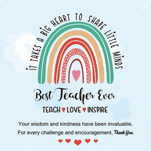 Regalo del Día del maestro Reloj despertador de madera Pizarra Bombilla <span class=keywords><strong>Gafas</strong></span> Portalápices Colgante Llavero para mujeres <span class=keywords><strong>Profesor</strong></span> Hainon 1670 - Product Image 2