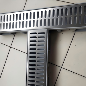 Griglia in Acciaio Inox Anticorrosione, Copertura per Canali di Drenaggio, Coperchio per Tombino, Griglia per Acque Piovane per Parchi e Vialetti Esterni - Product Image 5