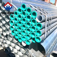 Tuyau en acier galvanisé à chaud, tuyau GI, soudé ERW, norme BS1387 ASTM A53, Schedule 40, 3/4 pouce, 2 pouces, 25 mm, 300 mm, tuyau d'eau