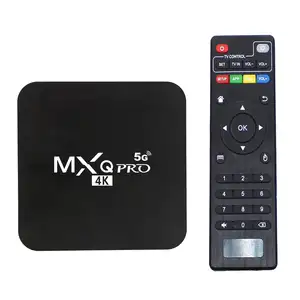 Gaxever Ram 2GB ROM 16GB Android Smart Box H.265 HD 3D Dual Band 2.4G/5.8G WiFi Quad Core MX Q Pro 4k 5g Android Tv Box