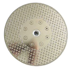 Disco abrasivo diamantato professionale brasato sottovuoto per il taglio di pietra e porcellana - Product Image 4