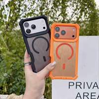 Coque arrière magnétique avec anneau de charge sans fil et protection d'objectif surélevée pour iPhone 18 Pro et 18 Pro Max, fabriquée à Guangzhou (360 Forros)