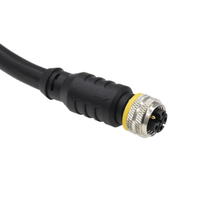 Connecteur M12 5 broches Code L soudage PVC cordon d'alimentation industriel mâle femelle prise M12 capteur câble connecteur étanche