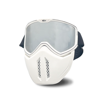 Masque de moto détachable, coupe-vent, anti-impact, protection intégrale tactique, lunettes de paintball CS