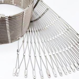 PPS-100 ブラックワイヤーメッシュワイヤークロススクリーン、山岳斜面用落下物防止衝撃耐性フレキシブルパッシブ保護ネット - Product Image 1