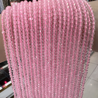 Perles de cristal en quartz rose naturel facetté de 2 mm, 3 mm, 4 mm en vrac pour la fabrication de bijoux - Vente en gros