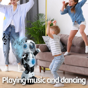 Robot interactif intelligent Flytec F11 AI avec fonction de dialogue, chat vocal, Bluetooth, spectacle de lumière, jouet - Product Image 5