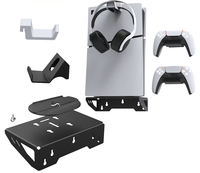 Support mural universel pour console PS5Pro PS5Slim PS5, support mural pour manette et casque PS5, support de rangement mural