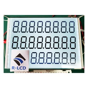 Tela LCD 4 Digitos 7 Seguimentos Fuel Dispenser 7 Segment Display 886 PCB Segment Price Display Digits Board with Backlight