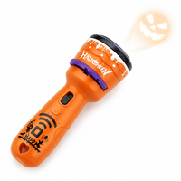 Lampe torche de projection d'Halloween avec 24 images, jouet éducatif pour enfants, découverte visuelle, idéal pour les fêtes, déguisements ou friandises, cadeau éducatif