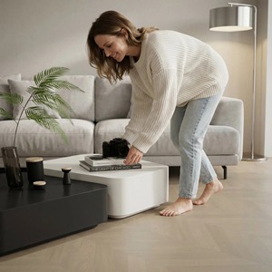 <span class=keywords><strong>Parquet</strong></span> en chêne blanc français à chevrons, style enchevêtrement, multicouche, pour intérieurs de luxe, salons et parcs - Product Image 5