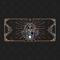 Tapis de souris de jeu en tissu imperméable AKKO Lord of Mysteries - Grande taille pour utilisation sur bureau d'ordinateur