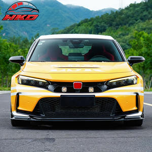 Lèvre de pare-chocs avant pour Honda Civic FL5 2023-2025 Type R Hatchback AK ABS Noir Brillant Haute Qualité Pièces Auto Kit Carrosserie - Product Image 2