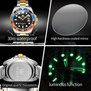 OLEVS 3610 OEM personalizado de lujo clásicos Logotipo de acero marca calendario impermeable luminoso reloj de Negocios Deportes reloj de cuarzo para hombre - Product Image 5