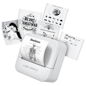 May mắn Jingle có thể sạc lại nhiệt máy in <span class=keywords><strong>mini</strong></span> cho trẻ em giải phẫu Flashcards món quà giáng sinh - Product Image 1