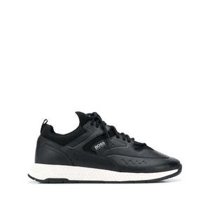 Sneakers sportive basse con pannelli retrò di lusso in tessuto traspirante superiore con fodera in rete che aumenta l'altezza delle scarpe da passeggio per la primavera - Product Image 1