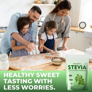 Édulcorant à la stévia Amaz OEM Private Label, 100% naturel, biologique, extrait pur de feuilles de stévia en poudre pour complément alimentaire - Product Image 3