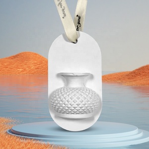 น้ำหอมปรับอากาศแบบแขวนตกแต่งห้องในรถยนต์รูปทรงแจกันที่มีกลิ่นหอมแบบแขวนทำจากหินอโรม่า - Product Image 4