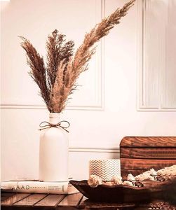 Florero Moderno de Cerámica Blanca, Florero de Porcelana para Mesa, Recipiente Decorativo Minimalista para Sala de Estar o Bodas - Product Image 5