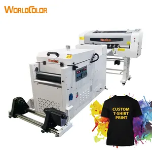 Worldcolor imprimante DTF machine d'impression A3 imprimante DTF i3200 xP600 imprimante DTF avec four shaker intelligent stable pour commencer